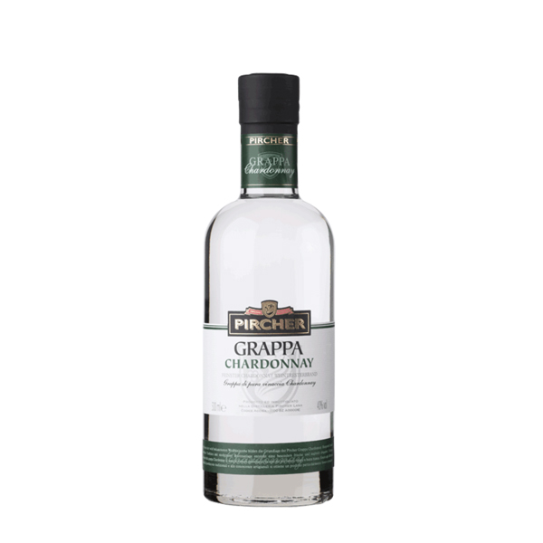 Pircher Grappa Chardonnay 40% 0,5 l (holá láhev)