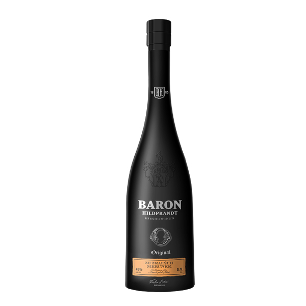 Baron Hildprandt ze zralých meruněk 40% 0,7 l (holá láhev)