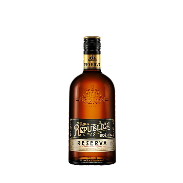 Božkov Republica Reserva 12y 40% 0,7 l (holá láhev)