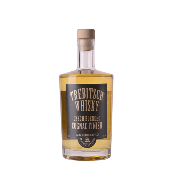 TREBITSCH Czech Blended Whisky COGNAC finish 40% 0,5 l (holá láhev)