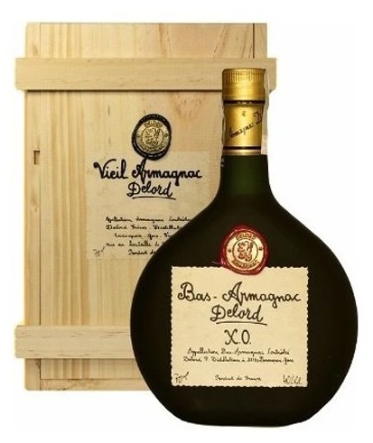 Armagnac Delord X.O. 0,7 l v dřevěném boxu