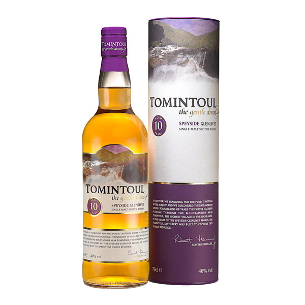 Tomintoul 10 YO (0,7l) v dárkové krabičce