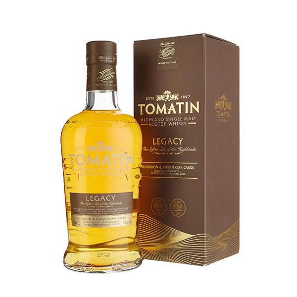 Tomatin Legacy 43% 0,7 l (kazeta)