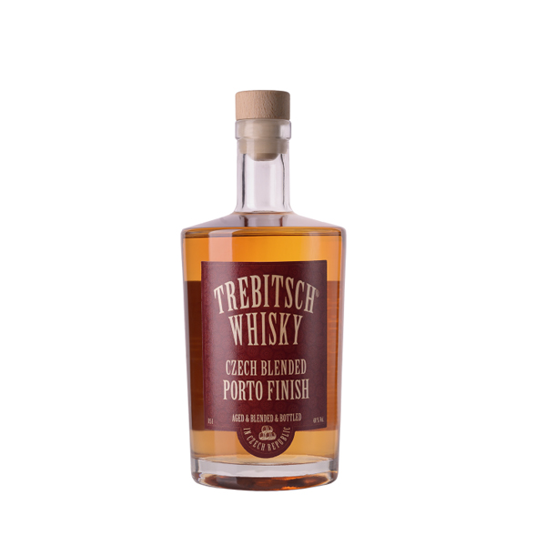 TREBITSCH Czech Blended Whisky PORTO finish 40% 0,5 l (holá láhev) TREBITSCH Czech Blended Whisky PORTO finish 40% 0,5 l (holá láhev) TREBITSCH Czech Blended Whisky PORTO finish 40% 0,5 l (holá láhev)