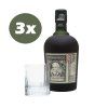 Diplomático Reserva Exclusiva set 3x 0,7 l + 3x sklo