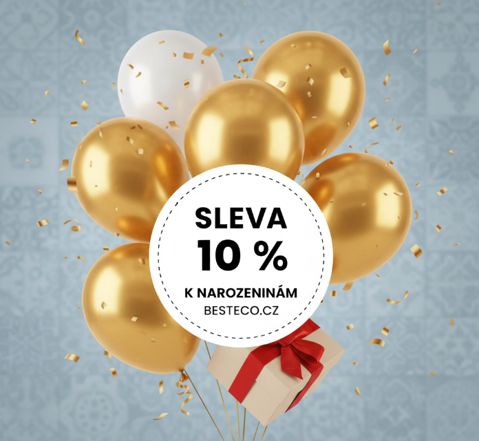 Narozeninový dárek pro naše fanoušky: Sleva 10 % na nákup!