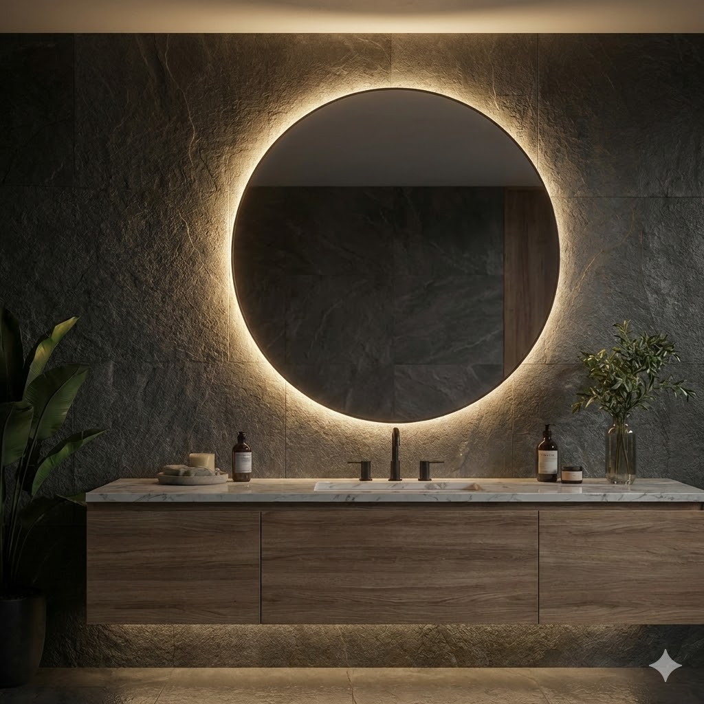 Jak vybrat koupelnové zrcadlo? Průvodce světem světla a designu