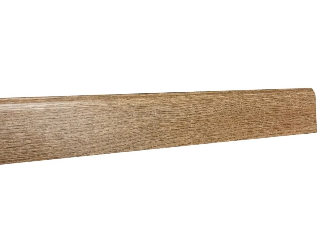 EBS Vinwood soklová lišta Wenge detail tmavého dekoru a profilu