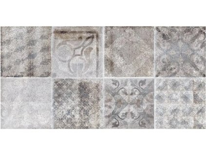 RAKO Piazzetta WARVK263 Keramický Dekor 30x60 cm Šedá Matná Rektifikovaná