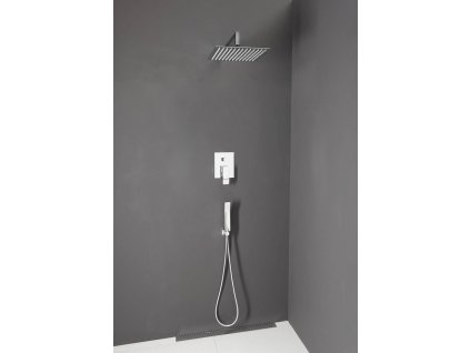 Podomítkový sprchový set GINKO s pákovou baterií, 2 výstupy, chrom