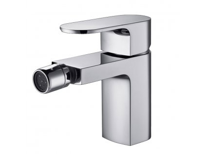 Bidetová stojánková baterie BESTECO Grace 125 s výpustí a kloubovým perlátorem, chrom, kód GR15-4101