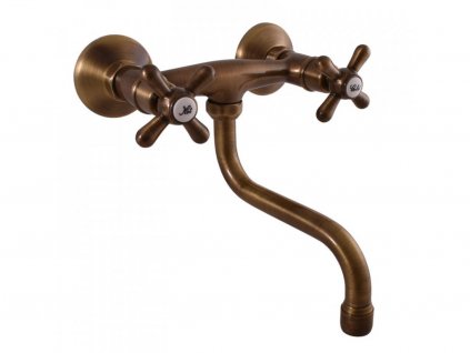 RAV SLEZÁK Kohoutková Nástěnná Baterie MORAVA RETRO, Dřezová/Umyvadlová