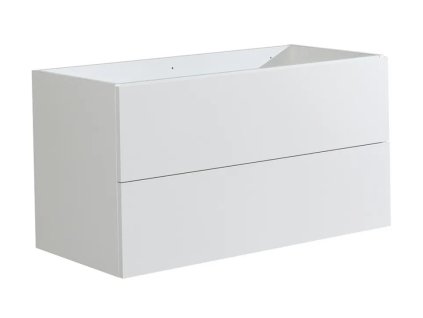 EBS Koupelnová Skříňka KUBA Závěsná Pod Umyvadlo 101x46 cm, Dekor Antracitově Šedá, 2x Zásuvka BLUM Soft-Close/Push-Open, Kód KUBA101ABU