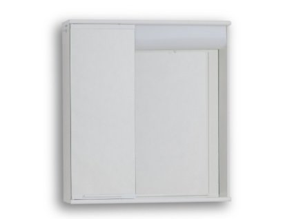 Hopa Závěsná Skříňka se Zrcadlem CABIN 50, Osvětlená, Kovová, Bílá, Šířka 50 cm, Kód SE5055L / SE5055P