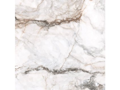 Matná dlažba imitace mramoru Pisa Gold 60x60 cm v koupelně se zlatými doplňky