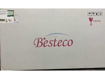 Koupelnové zrcadlo 120x65 cm s osvětlením , časem a ikonami počasí na SMART panelu
