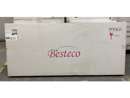Koupelnové zrcadlo 160x65 cm s osvětlením , časem a ikonami počasí na SMART panelu