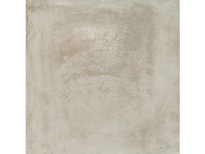 Matná dlažba imitace betonu v barvě taupe EBS Essen Tortora 60x60 cm v moderní koupelně