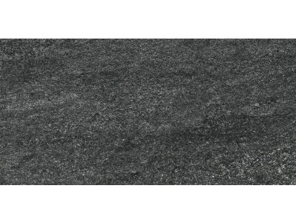 RAKO QUARZIT DAKSR739 černá slinutá dlažba 30x60 cm imitace břidlice detail