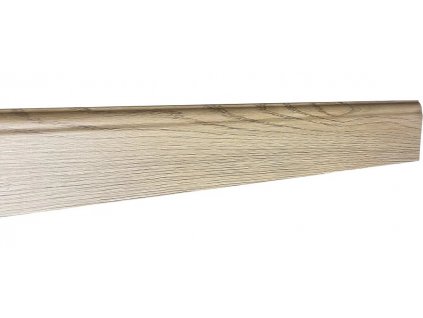 EBS Vinwood soklová lišta dub světle hnědý detail struktury dřeva a profilu