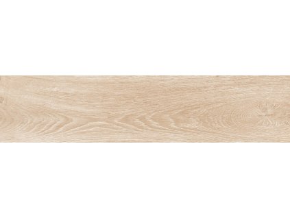 Dlažba imitace světlého dřeva EL MOLINO Hayedo Almond 23x100 cm v moderní koupelně