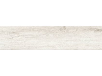 Dlažba imitace bílého dřeva EL MOLINO Sia Blanco 23x100 cm v moderní koupelně