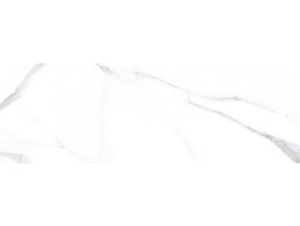 Lesklý obklad imitace šedého mramoru Baldocer Livorno Gris 30x90 cm v koupelně