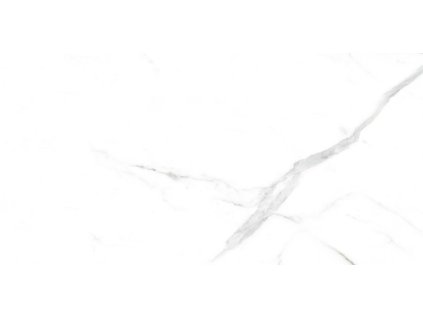 Lesklá velkoformátová dlažba imitace mramoru Baldocer Livorno Gris 60x120 cm v obývacím pokoji