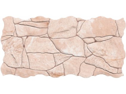 Oset Piedra Beige 23x46 cm obklad imitace říčního kamene béžová detail struktury