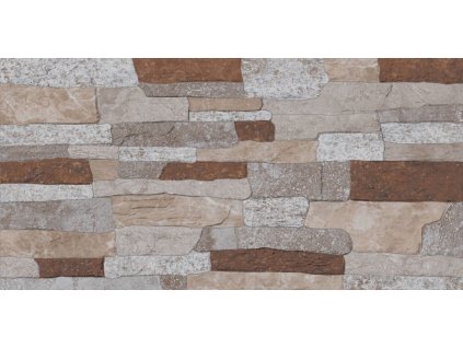 Adobe Gris 23x46 cm šedý obklad imitace kamene a cihly na fasádu a terasu