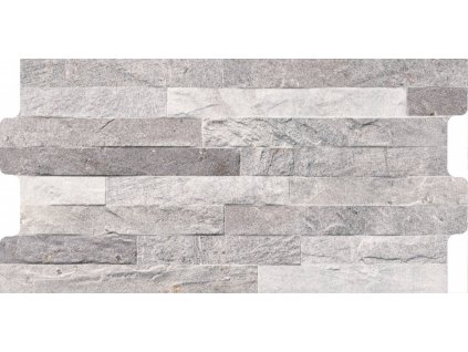 ROCK Gris 23x46 cm šedá matná dlažba imitace kamene detail struktury povrchu