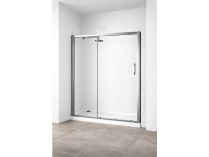 Hüppe Urban Sprchové dveře 2-dílné 100x190 cm, chrom lesk