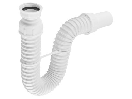 BRUCKNER FLEXY Umyvadlový Sifon 5/4", Odpad 40 mm, Bílý (151.123.0)