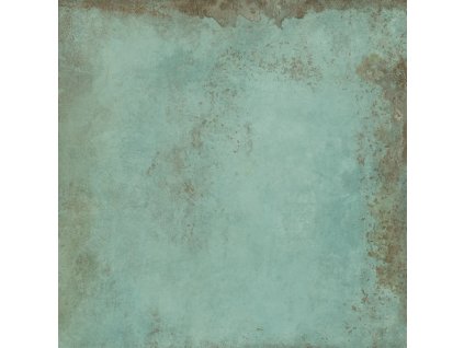 EBS Alloy Mint 60x60 cm dlažba metalický vzhled matná zelená patina detail