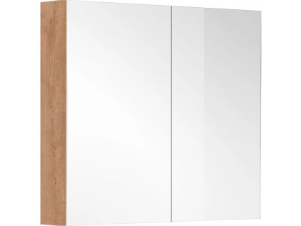 Galerka EBS Duomo 80 cm (zrcadlová skříňka) v dřevodekoru Dub Riviera.