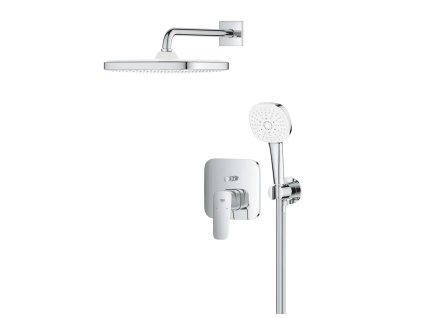 Kompletní podomítkový set GROHE Cubeo chrom s hlavovou sprchou 250mm a tělesem SmartBox, kód 1053360000