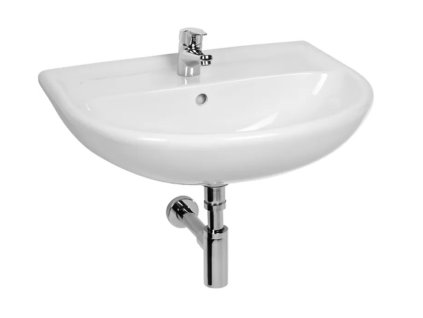 JIKA LYRA PLUS Umyvadlo H8143810001041, 1 otvor pro baterii, Bílá, 50x41 cm
