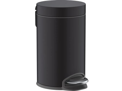 Hansgrohe odpadkový koš AddStoris nášlapný, chrom, černý