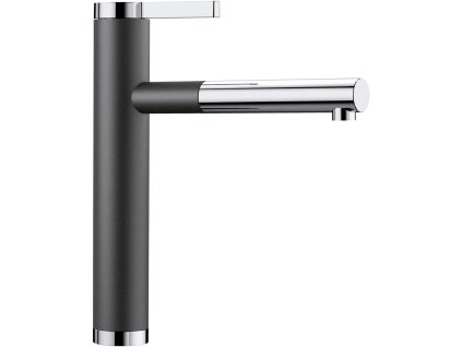 BLANCO Linee-S dřezová baterie se sprškou v provedení antracit a chrom, kód 517592