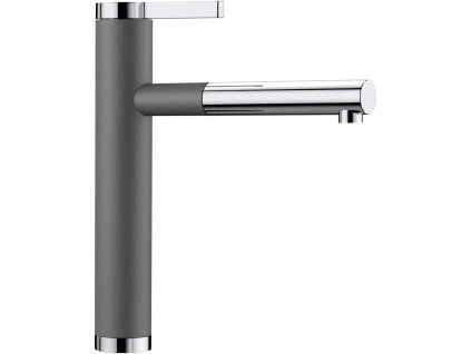 BLANCO Linee-S dřezová baterie se sprškou v barvě šedá skála a chromu, kód 518503