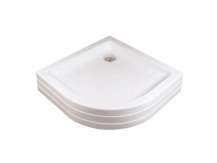 RAVAK KASKADA RONDA Sprchová vanička, 90x90 cm, typ PU, bílá (A207001120)