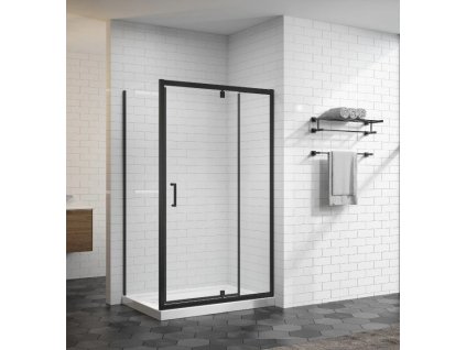 30121 1 besteco oteviraci sprchove dvere hammer s ramem do niky 120x195 cm 8 mm sklo