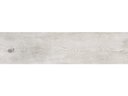 Dlažba imitace dřeva Rako Saloon bílo-šedá 20x80 cm v obývacím pokoji