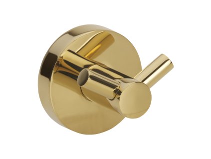 Věšáček dvojitý, 55×55×50 mm (Varianta Barva - Zlatá lesklá)