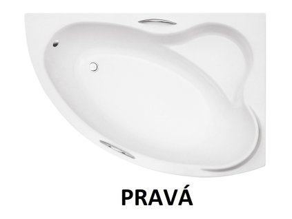 vana rohová ada 140x90 pravé provedení