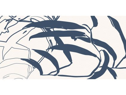 RAKO LINT WADVK676 modrý dekorativní obklad 30x60 cm detail ratanové struktury