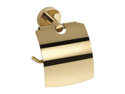 Držák toaletního papíru s krytem (Varianta Barva - Zlatá lesklá)