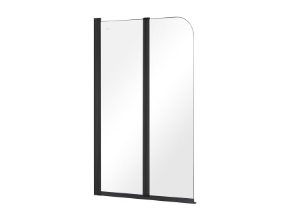 vanová zástěna dvoudílná prime černá