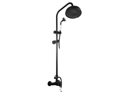 labe sprchovy system s vodovodni baterii cerna matna l581 5 7cmat besteco
