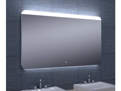 Koupelnové zrcadlo Besteco GURU 120x70 cm s horním a spodním osvětlením 1243340B